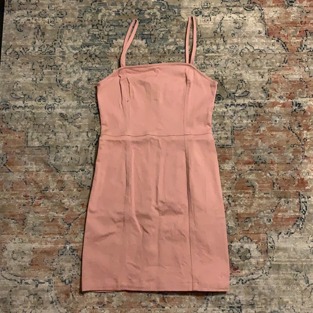 Pink Jean Dress
